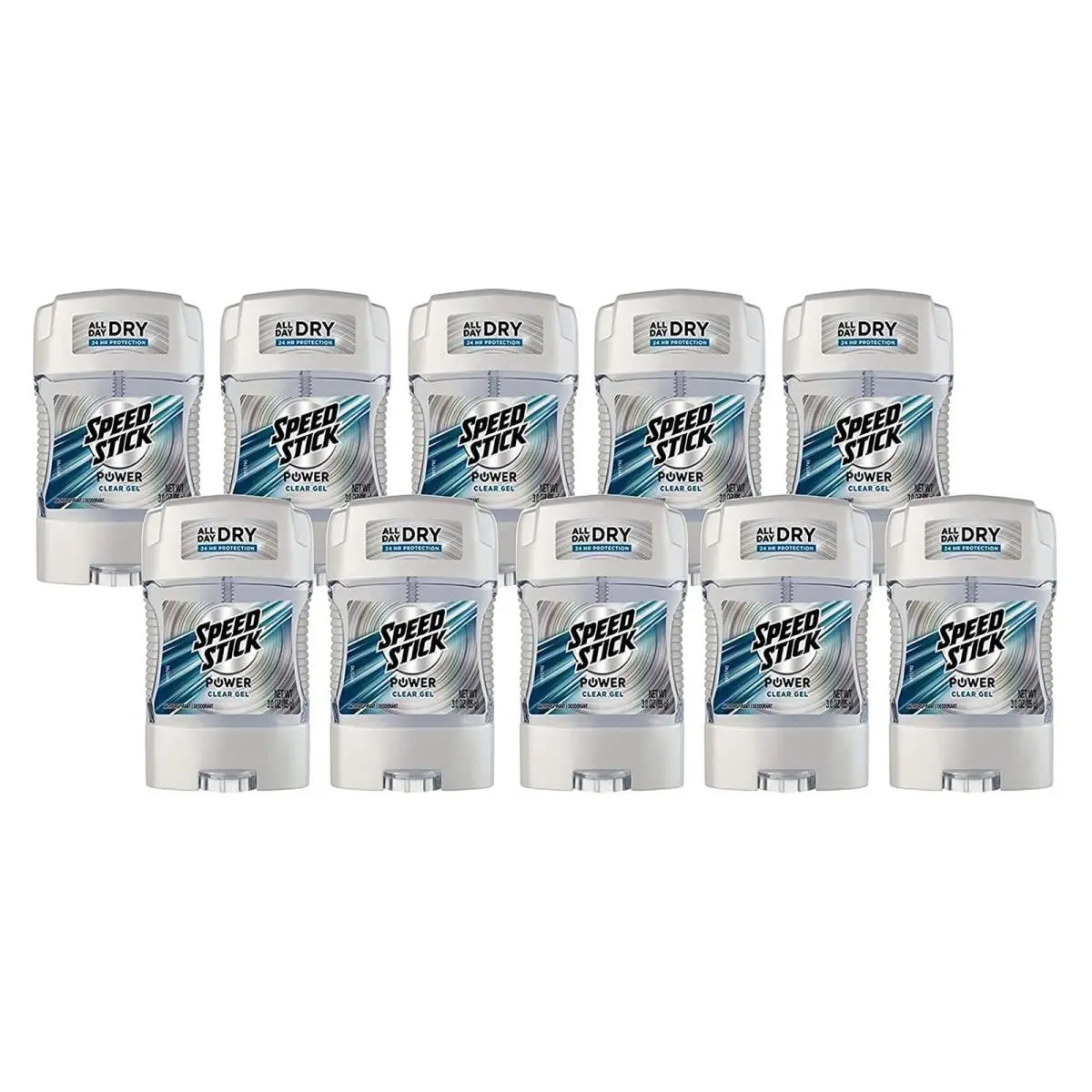 Speed Stick Anti-perspirant Deodorant Power Gel 3 Ounce Pack of 10