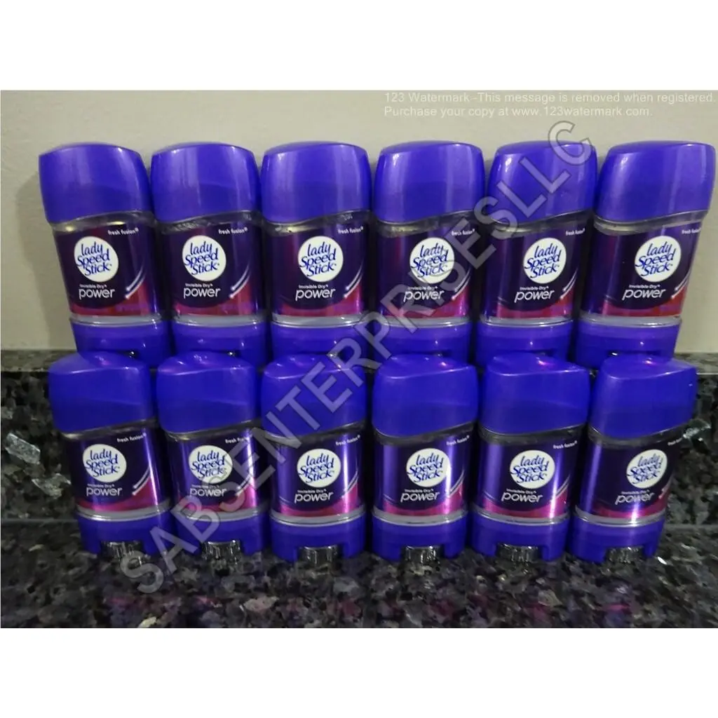 12 Lady Speed Stick Fresh Fusion Invisible Gel Antiperspirant Deodorant 2.3 oz