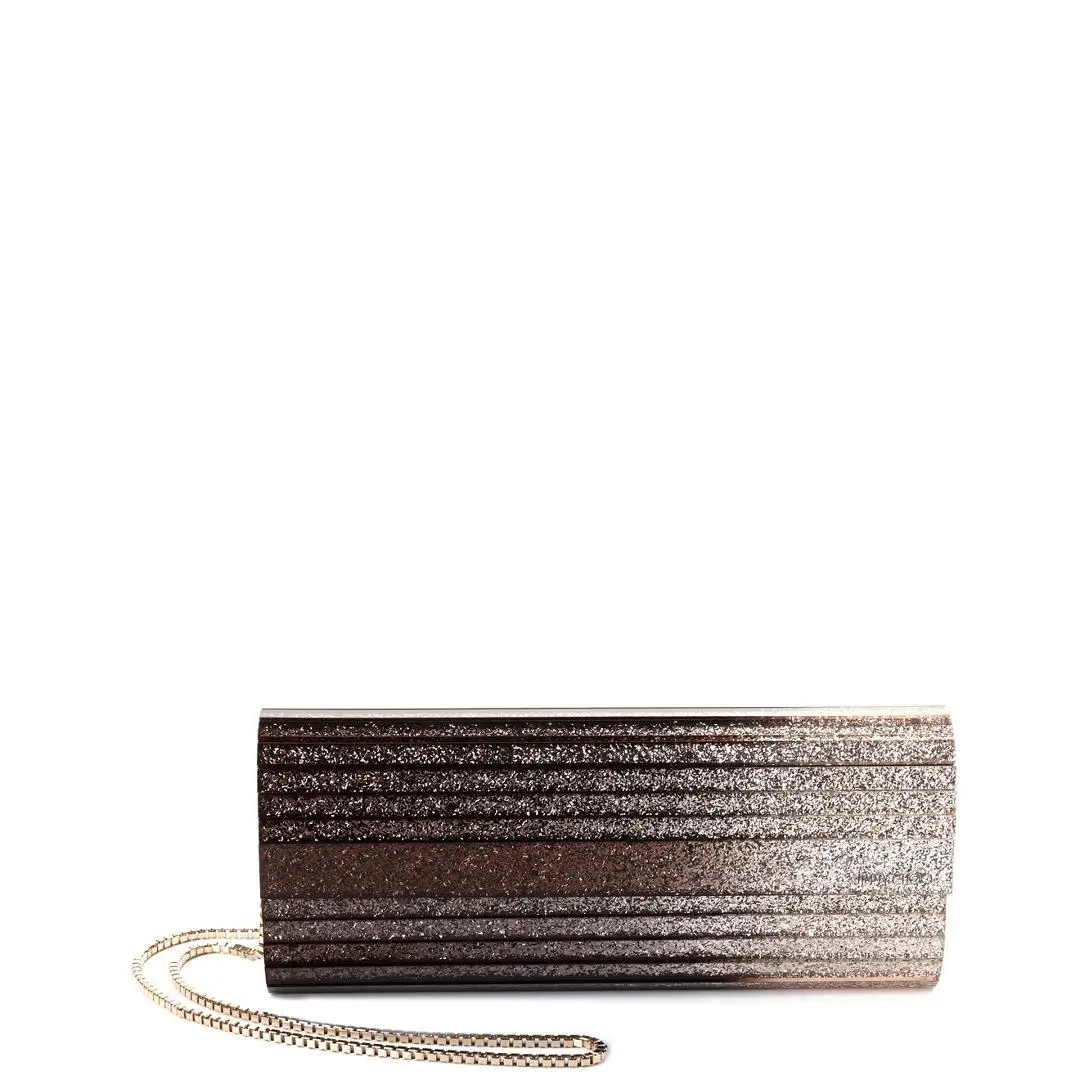 Sweetie Degrade Glitter Acrylic Clutch Women`s Metallic by Jimmy Choo