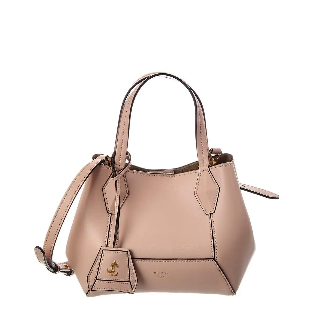 Diamond Small Leather Tote Women`s Pink by Jimmy Choo