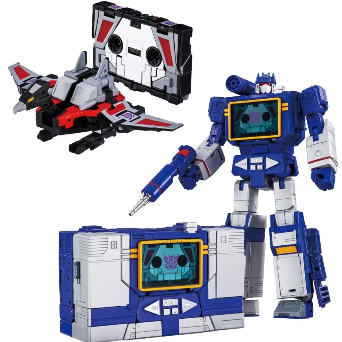 Transformers Masterpiece Edition MPG-19 Soundwave and Laserbeak Action Figures