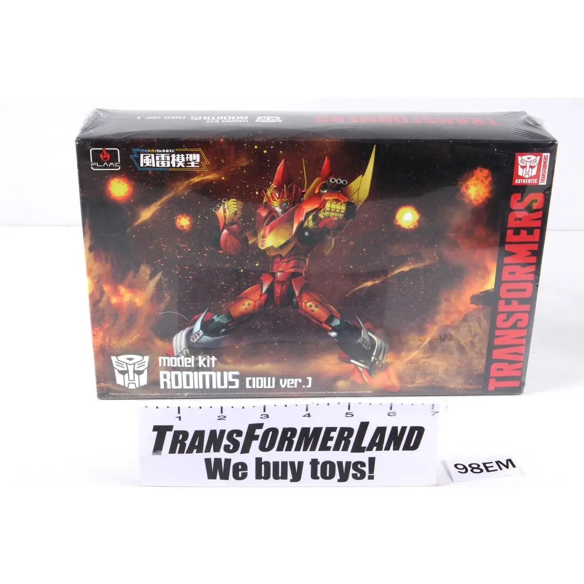 Transformers Licensed Furai Model Flame Toys Rodimus Idw Ver Misb Mosc
