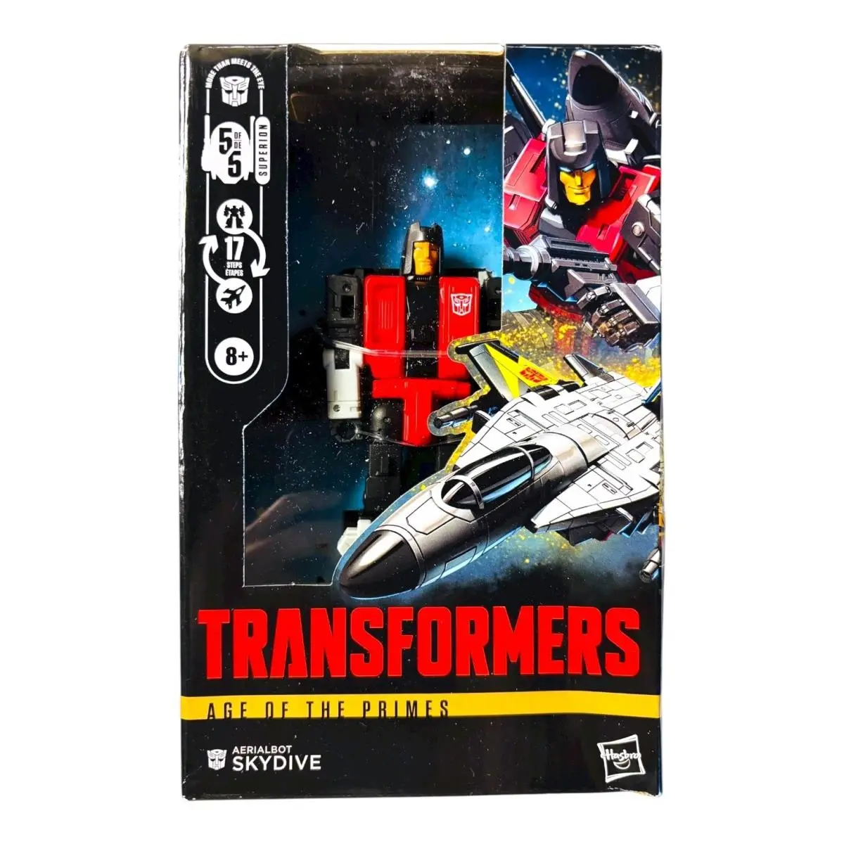 Transformers Aerialbot Skydive Age of The Primes Figure Toy Superion Takara Tomy