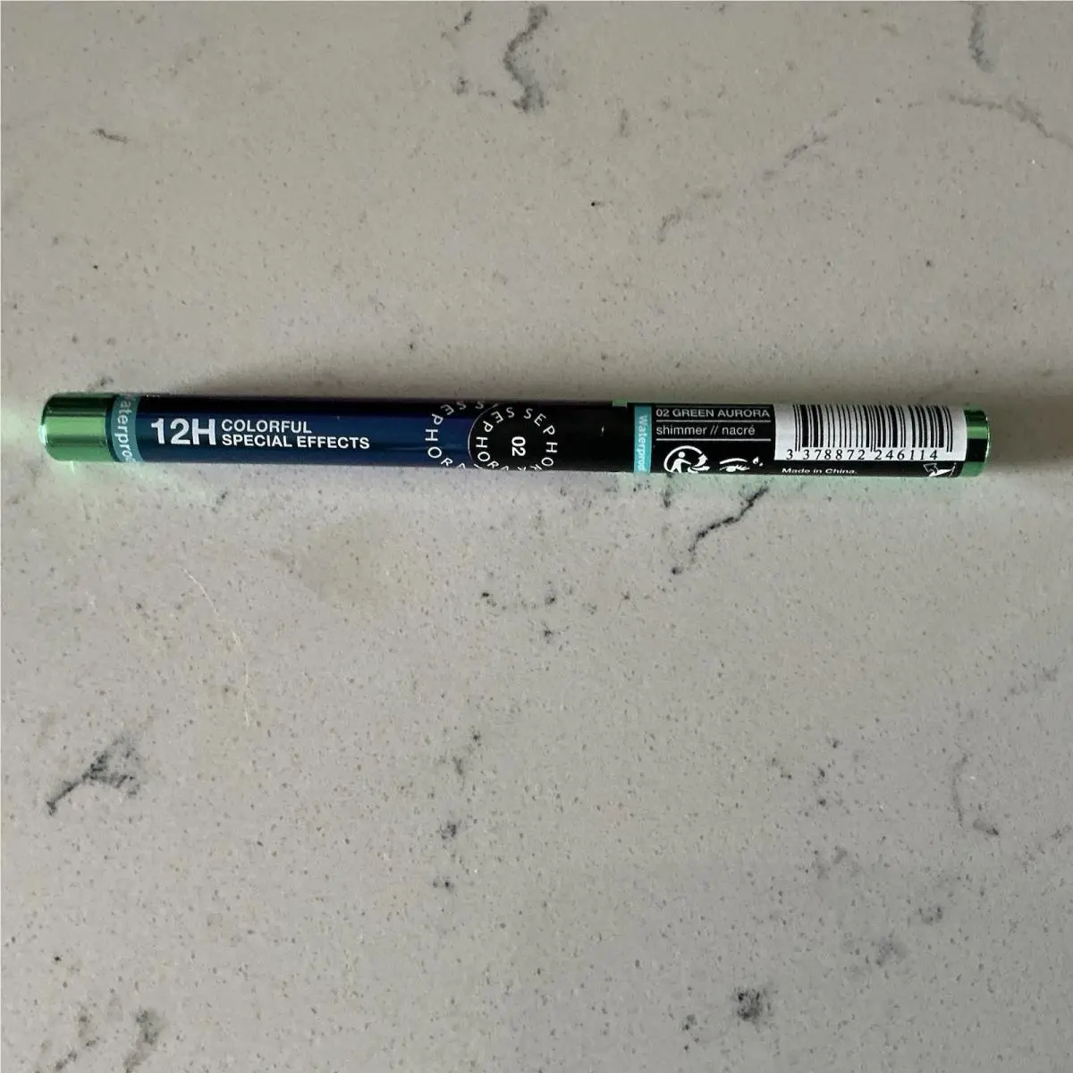 12H Colorful Special Effects Multichrome Eyeliner Green Aurora Rare by Sephora