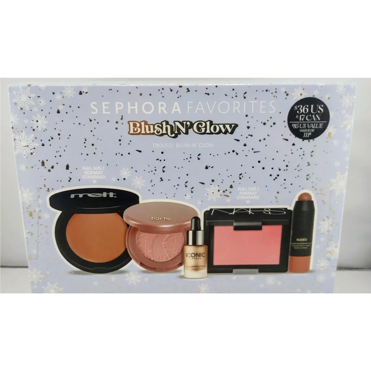 Sephora Favorites Blush N` Glow Cheek Set 5pc Holiday Must Have Makeup Kit