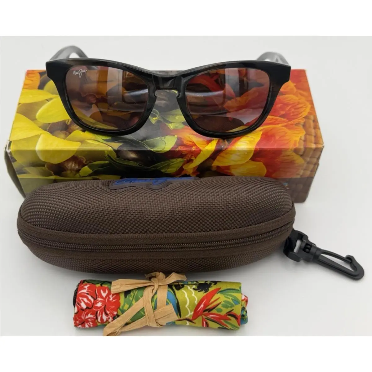 Ka`a Point R713-27 Charcoal Frame / Maui Rose Lens by Maui Jim