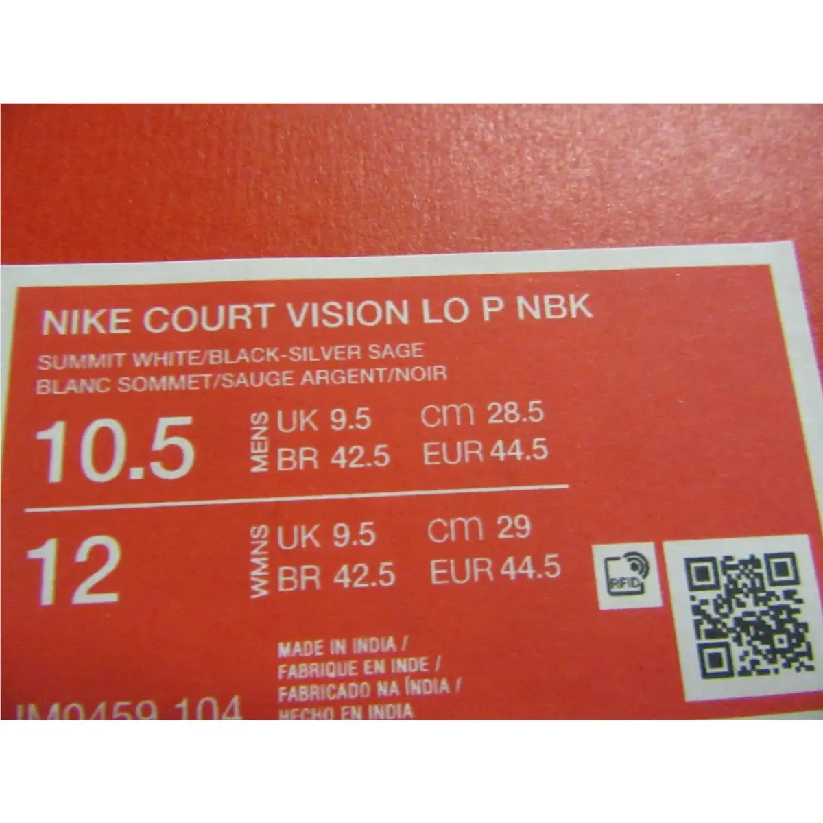 Nike shoes - Nike Court Vision - Court Vision - IM0459 104 - White 11