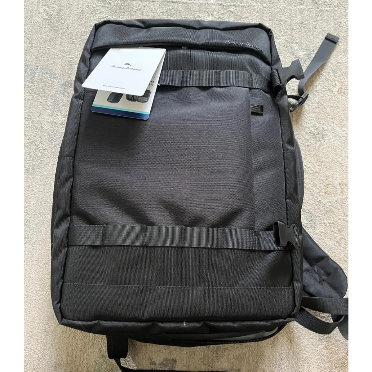 Black Ultimate Travel Luggage Backpack Carry On Laptop Bag by Tommy Bahama