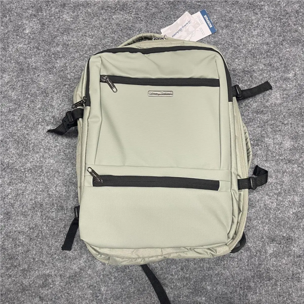 Backpack Urban Essentials Sage Green Travel 16 Leather by Tommy Bahama