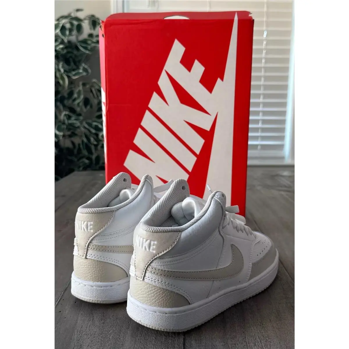 Nike shoes - Nike Court Vision - Court Vision - CD5436-106 - Summit White / LT Orewood Brn (UPC: 0196969284848) 11