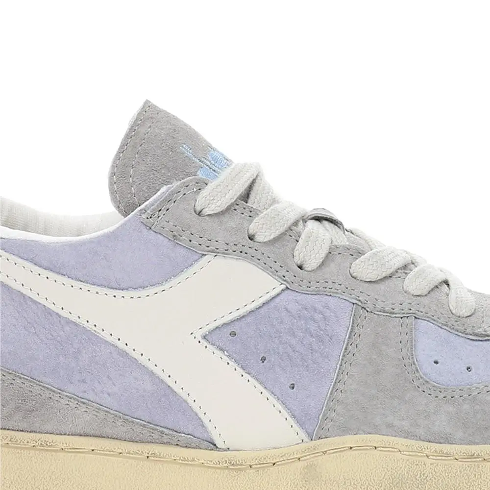 Diadora shoes - diadora Mi Basket Suede Low Used Lace Up - 180912-65025 - Blue 11