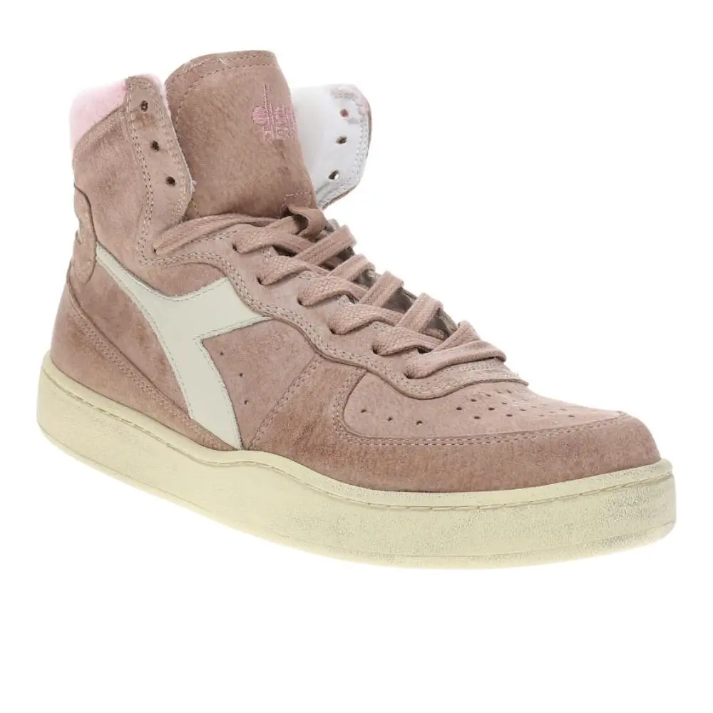 Diadora shoes - diadora Mi Basket Shearling Lace Up - 179687-30055 - Brown 0