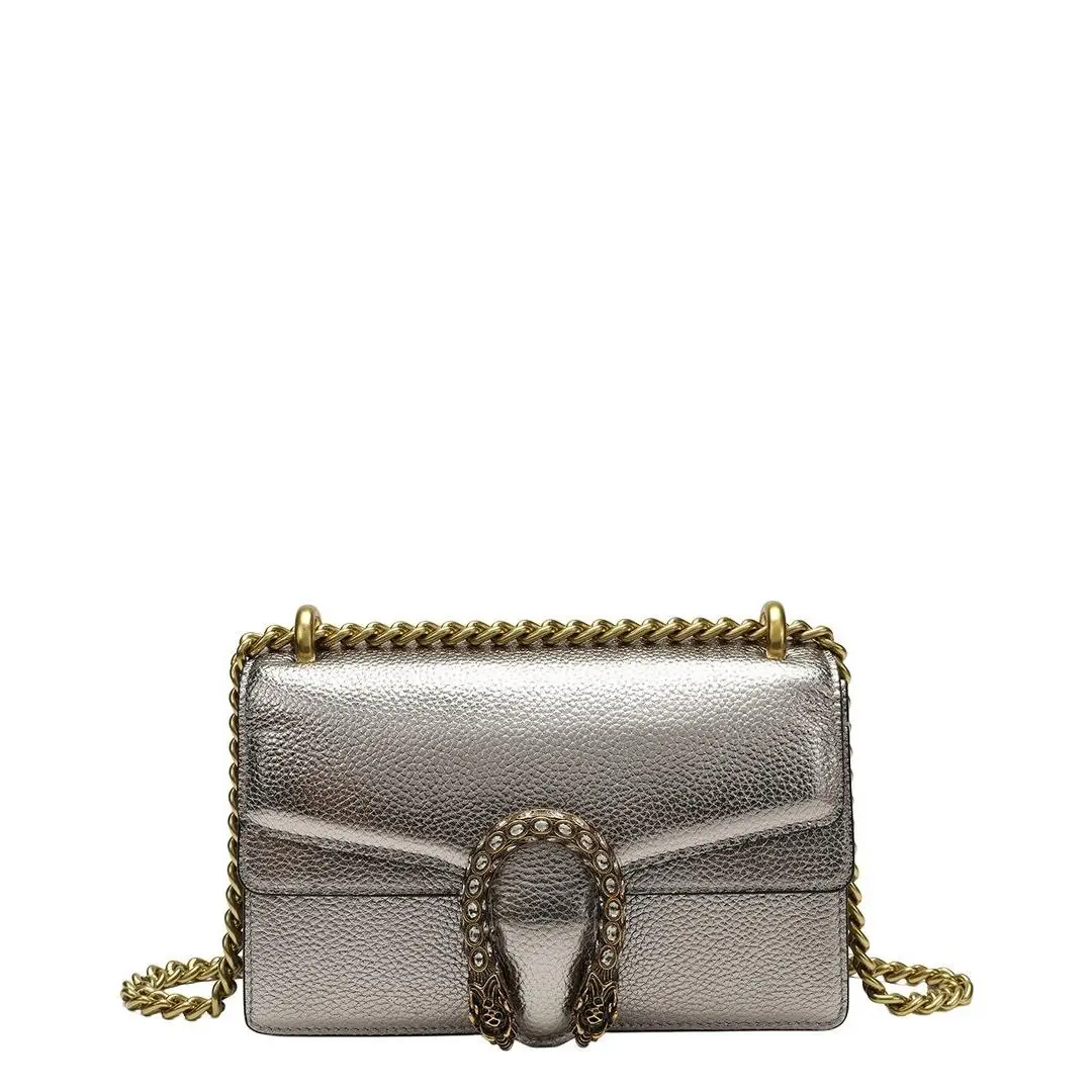 Tiffany Fred Paris Crystal Dragon Leather Crossbody Women`s Grey by Tiffany & Co.