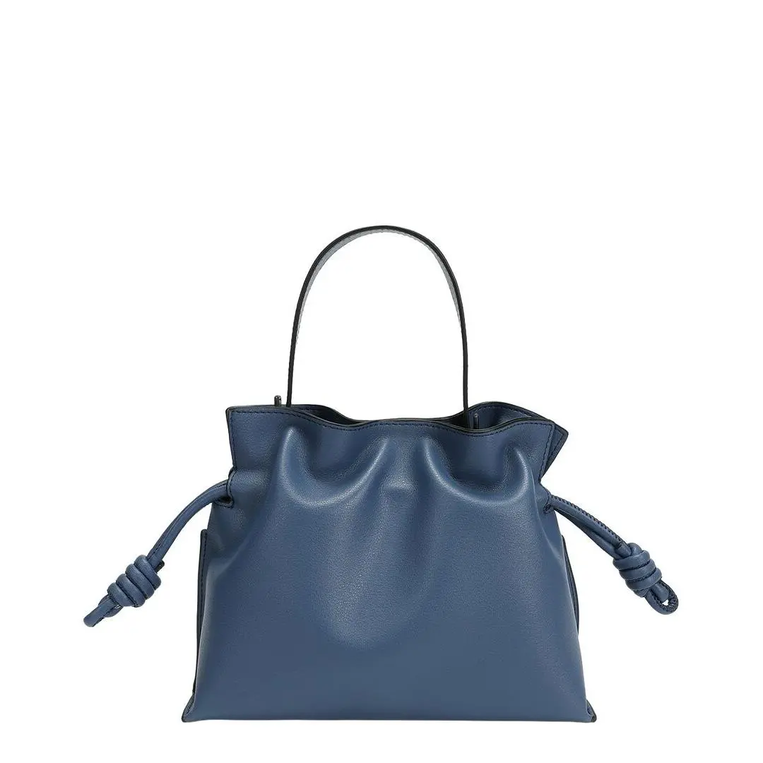 Tiffany Fred Paris Soft Leather Bucket Bag Women`s Navy by Tiffany & Co.