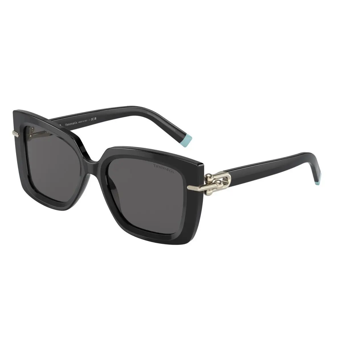 Tiffany TF4199 Women`s Sunglasses Black/dark Grey 8001S4 Size 53 W/case Box by Tiffany & Co.