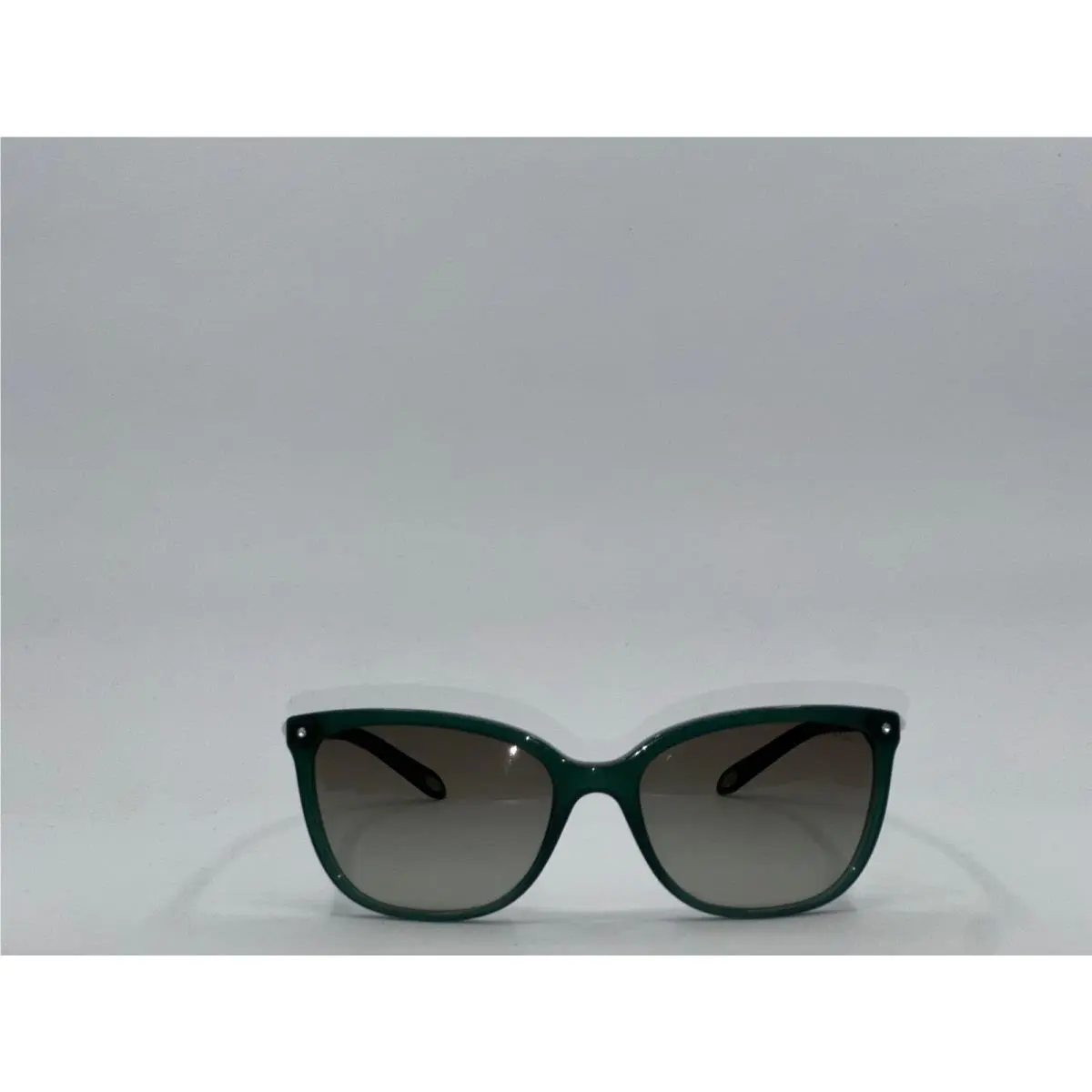 Tiffany Tiffany & Co TF4105-H-B Co TF4105-H-B Sunglasses Green Square Cat Eye Pearl Accent 55mm