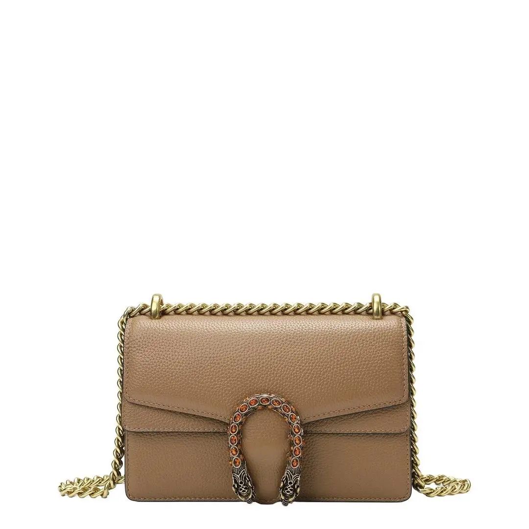 Tiffany Fred Paris Crystal Dragon Leather Crossbody Women`s Brown by Tiffany & Co.