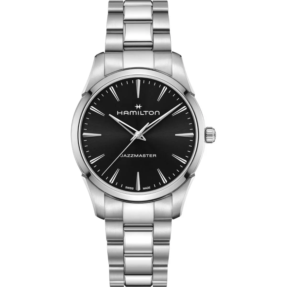 Hamilton Jazzmaster Black Dial Quartz 40mm Men`s Watch H32461131