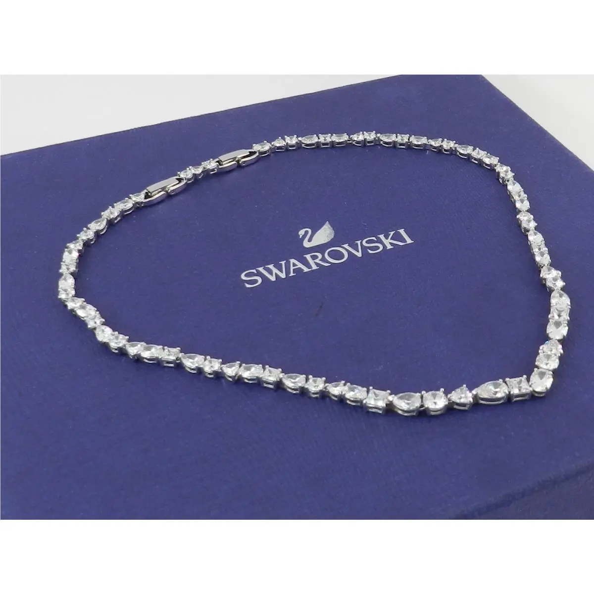 Swarovski Mixed Shape Tennis Necklace 15