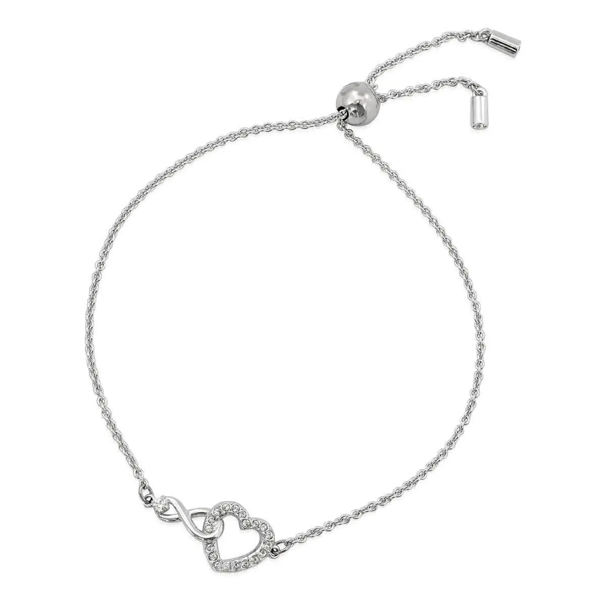 Swarovski Ladies Infinity Heart Bracelet