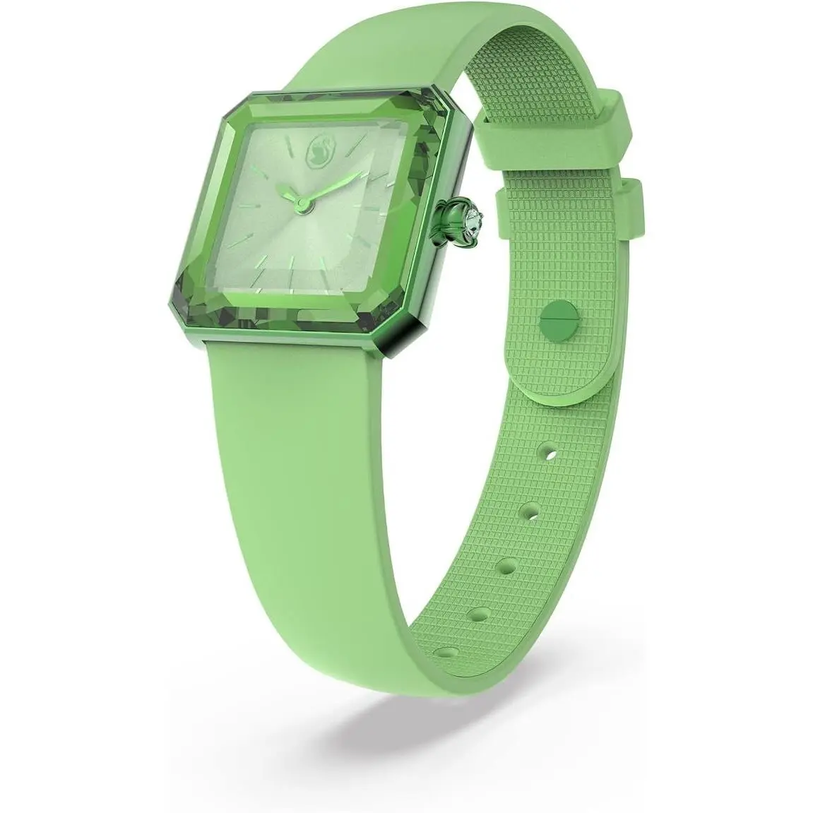 Lucent Silicone Strap Watch Green 5624379 Bold Jewelry Timepiece Sexy by Swarovski