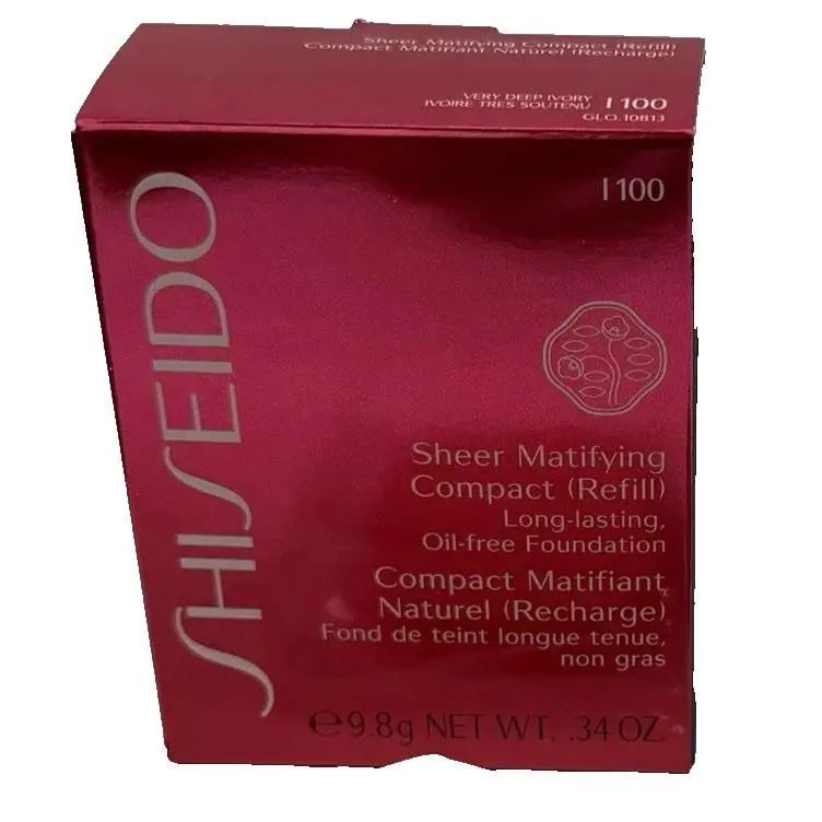 Shiseido Sheer Matifying Compact Refill SPF21 Very Deep Ivory I 100 0.34OZ