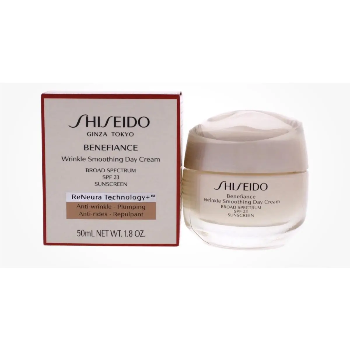 Benefiance Wrinkle Smoothing Day Cream Spf 23  For Unisex - 1.8 oz by Shiseido