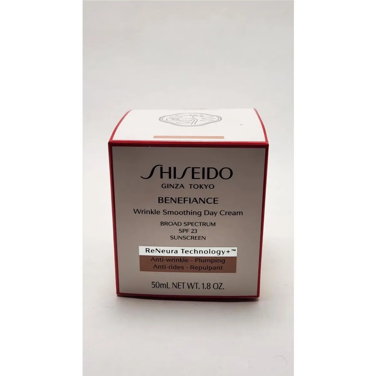 Benefiance Wrinkle Smoothing Day Cream Spf 23 Sunscreen 50mL 1.8 OZ by Shiseido