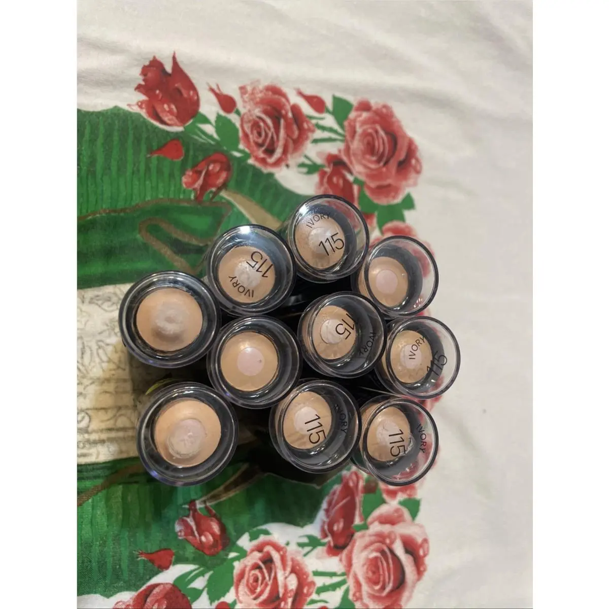 10 Maybelline Fit ME Shine Free+balance Foundation 115 Ivory Broken Seals New