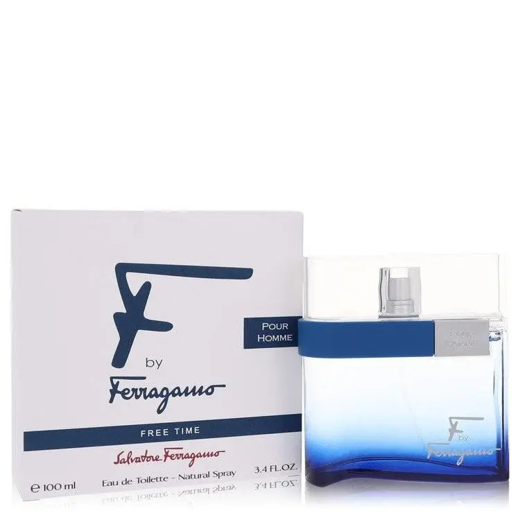 F Free Time  Eau De Toilette Spray 3.4 oz / e 100 ml by Salvatore Ferragamo