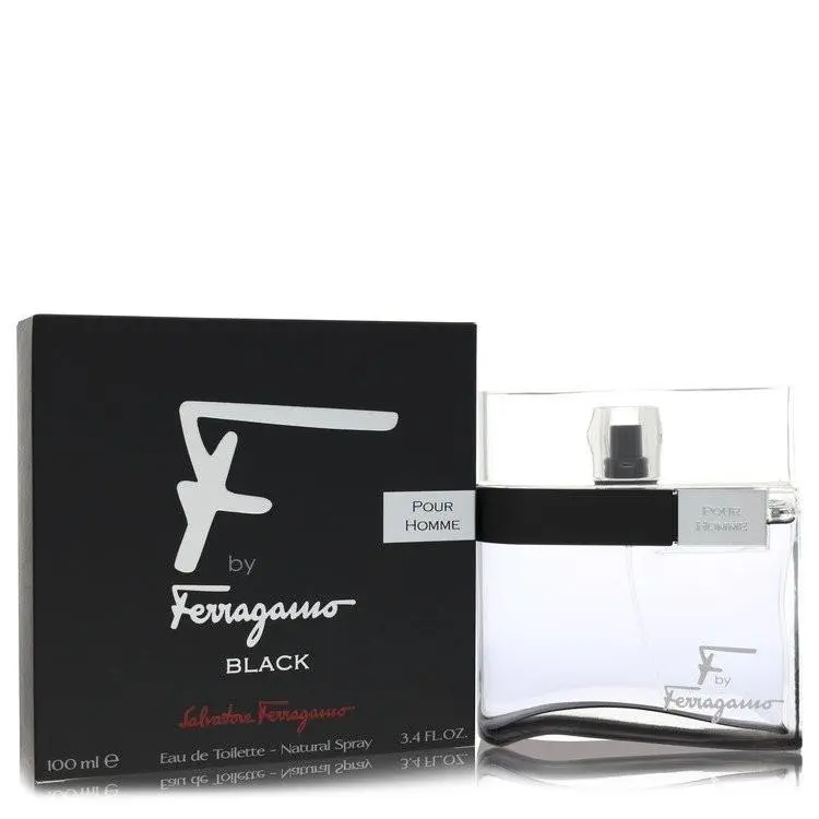 F Black  Eau De Toilette Spray 3.4 oz / e 100 ml by Salvatore Ferragamo