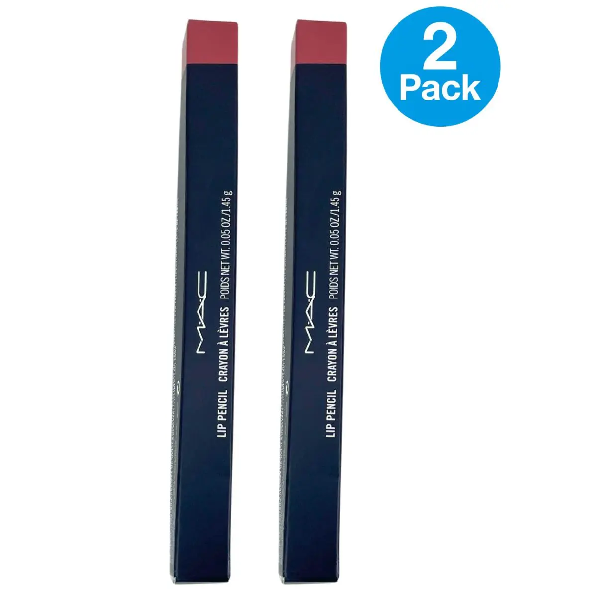 Mac Lip Pencil Crayon A Levres Long-wearing Lip Liner 0.05 oz / 1.45 g 2 Pack by MAC Cosmetics