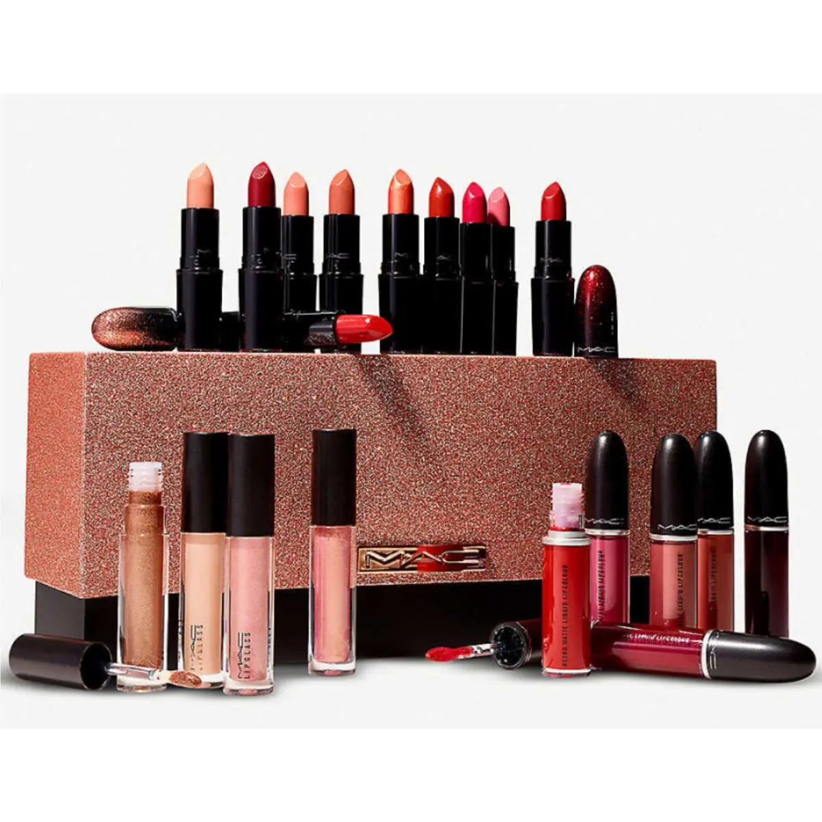 Mac Collector of The Stars 20-Piece Lip Kit : Lipstick Lipglass Liquid Lipsti
