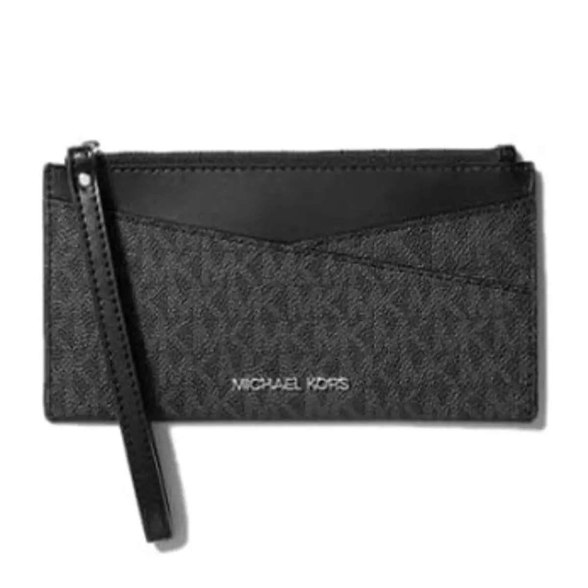 Jet Set Medium Logo Crossover Wristlet Black/black 35H1STVW2B-001 by Michael Kors