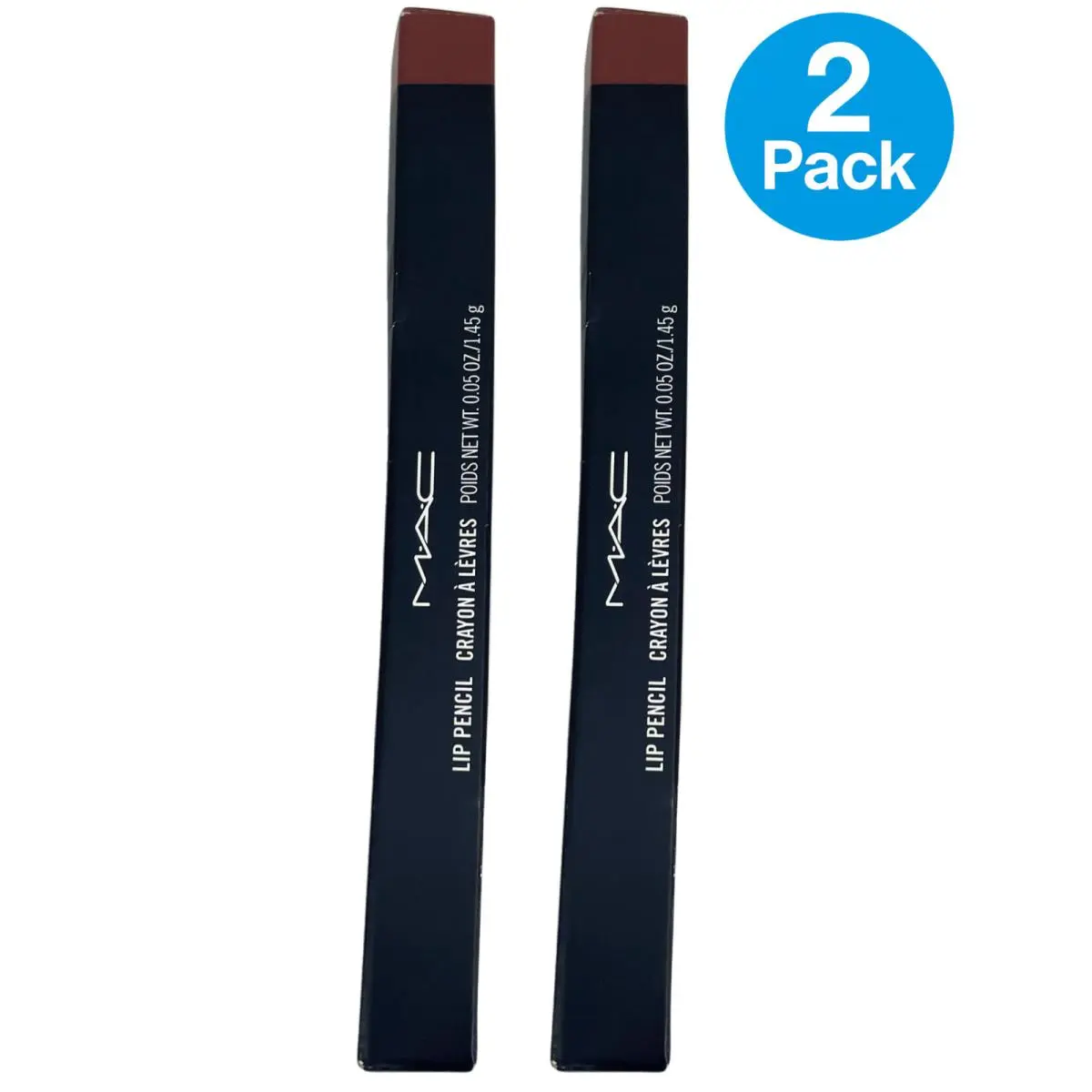 Mac Lip Pencil Crayon A Levres Long-wearing Lip Liner 0.05 oz / 1.45 g 2 Pack by MAC Cosmetics