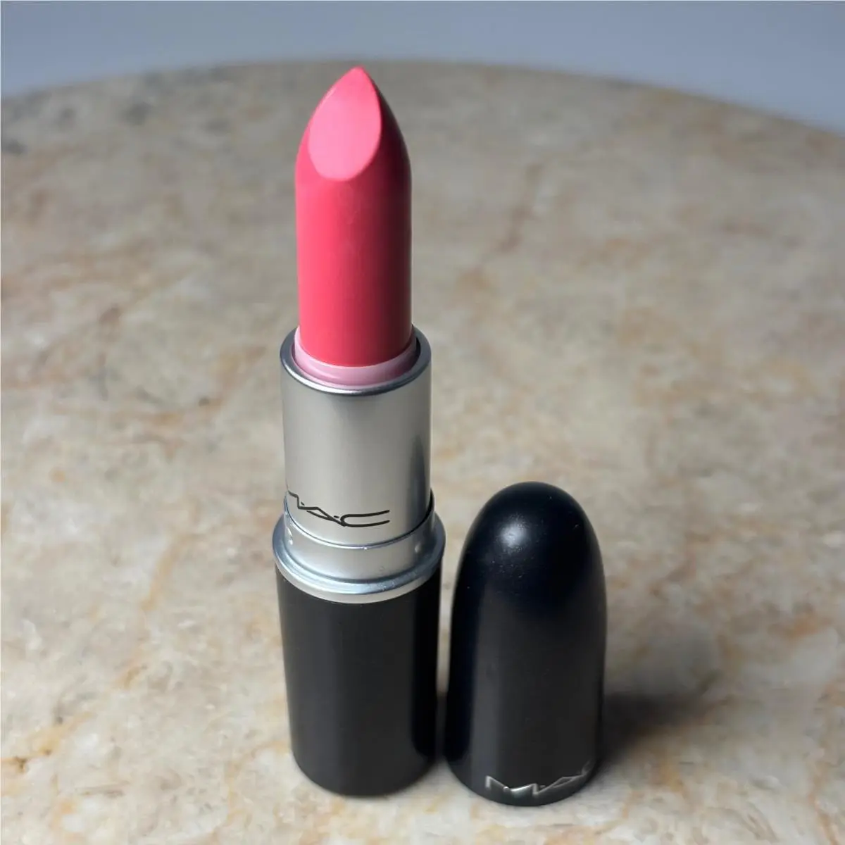 Mac Matte Lipstick Silly A13 Bright Pink Matte Finish Bold Lip