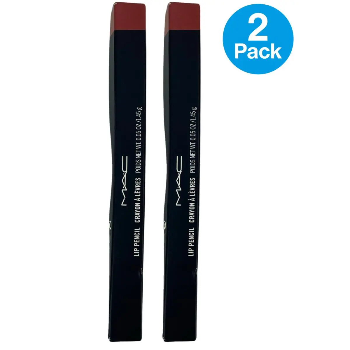 Mac Lip Pencil Crayon A Levres Long-wearing Lip Liner 0.05 oz / 1.45 g 2 Pack by MAC Cosmetics