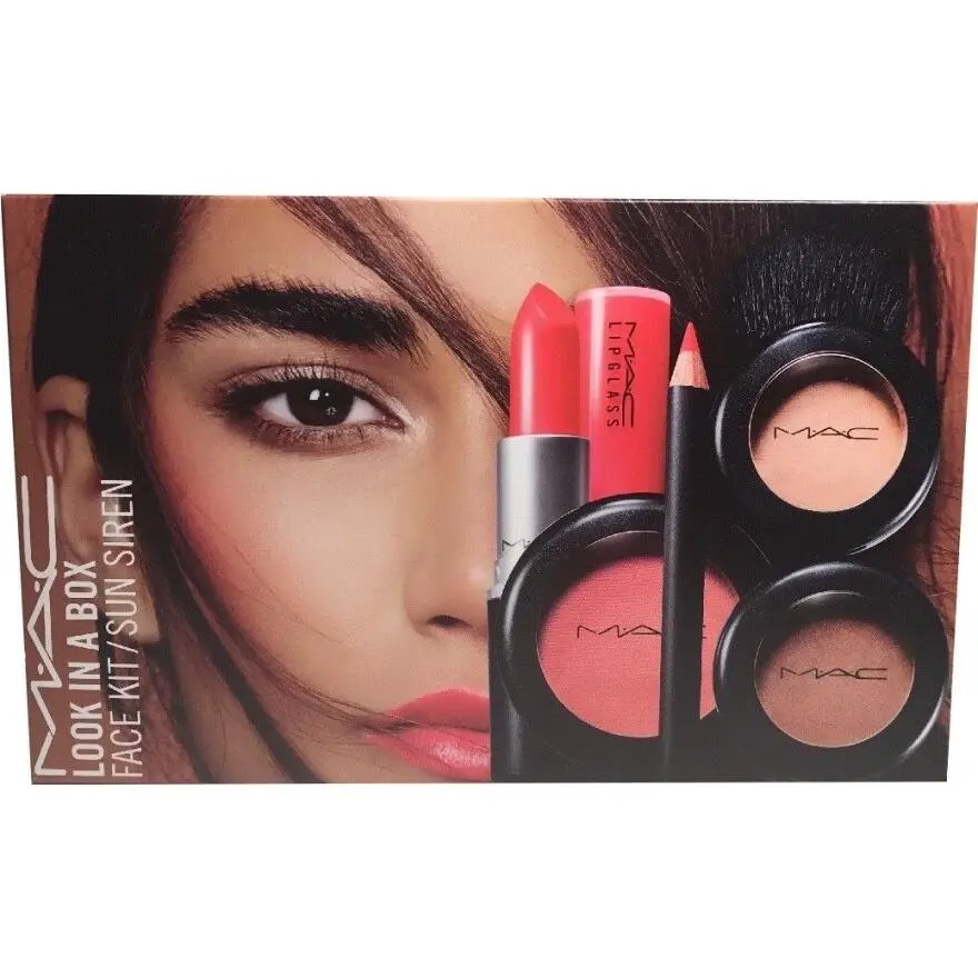 Mac Look in a Box 7-Piece Face Kit Sun Siren A Peach-toned Set