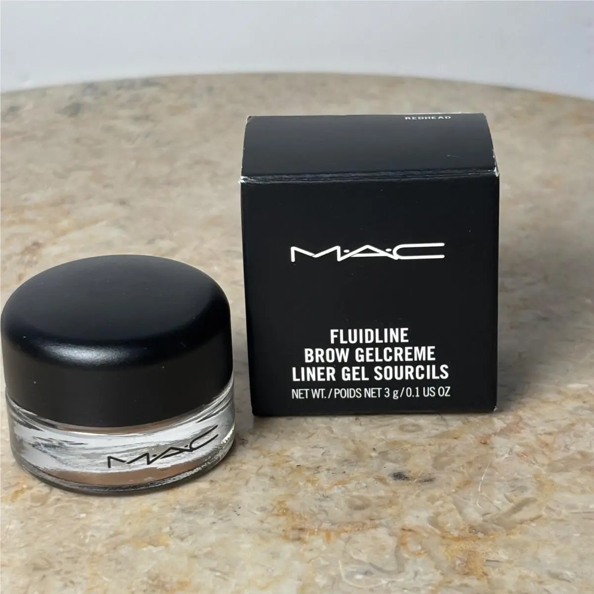 Mac Fluidline Brow Gelcreme Liner Redhead 0.1 US OZ