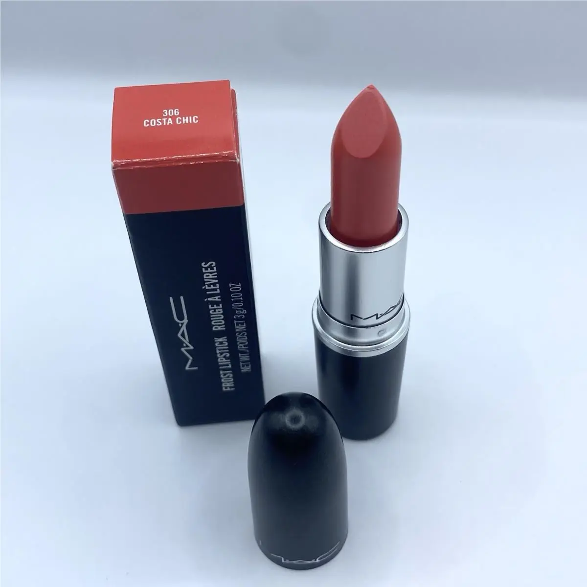 Mac Frost Lipstick -306 Costa Chic- Full Size