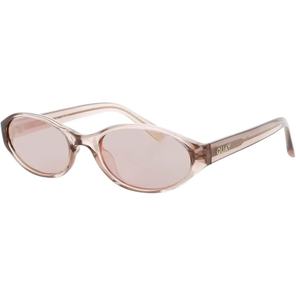 Quay Unisex Sunglasses Doe Acetate Oval Shape Full Rim Frame Aura Points Doe/cp