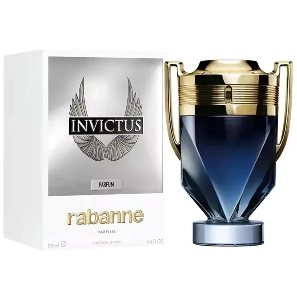 Invictus Parfum  3.4 oz / 100ml Parfum Men Cologne by Paco Rabanne