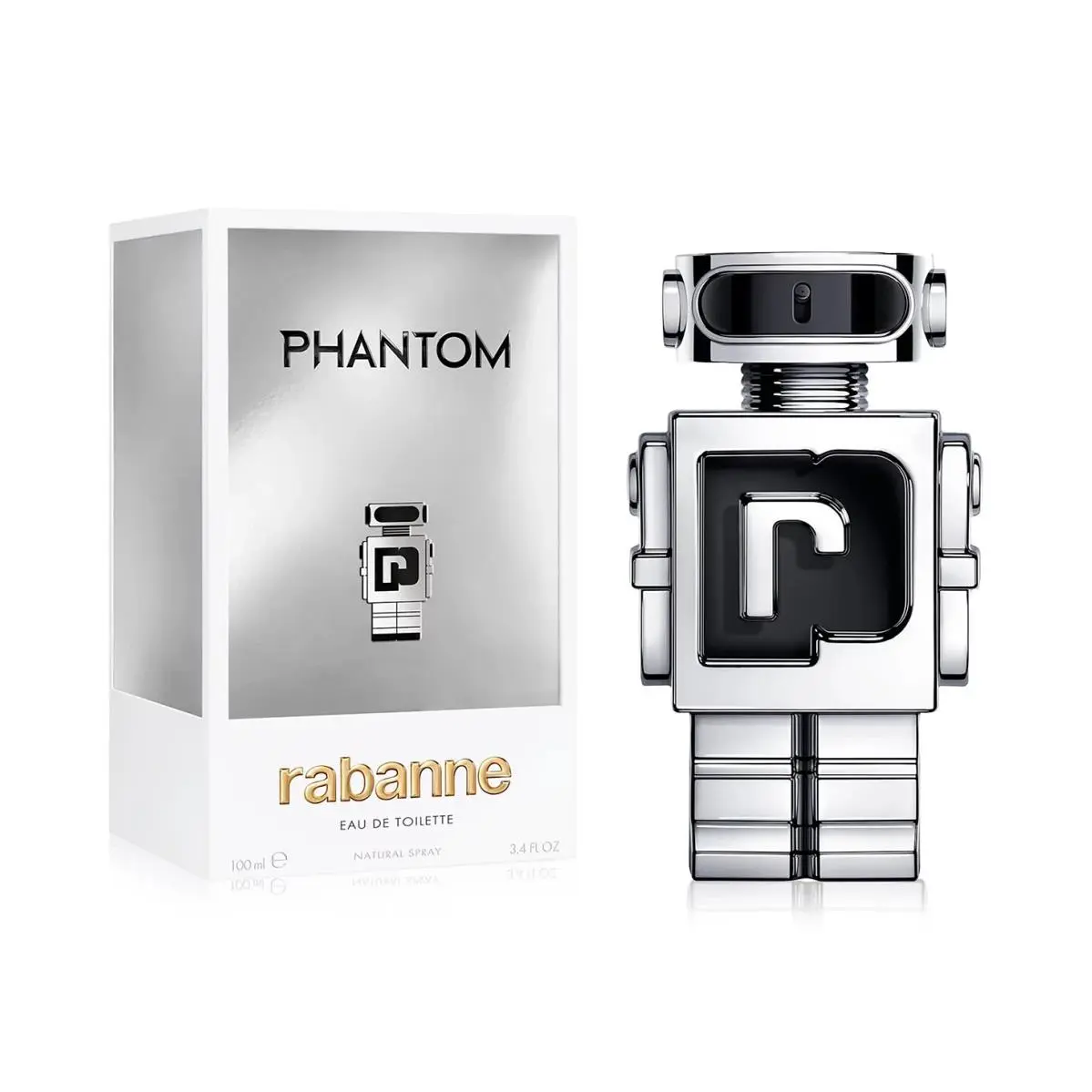 Msrp- Phantom  3.4 oz Men`s Edt Spray by Paco Rabanne