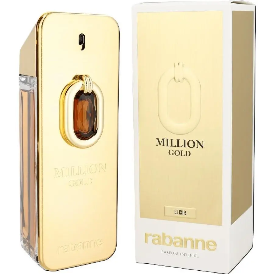 Men`s Million Gold Elixir Edp Spray 6.8 oz Fragrances 3349668644940 by Paco Rabanne