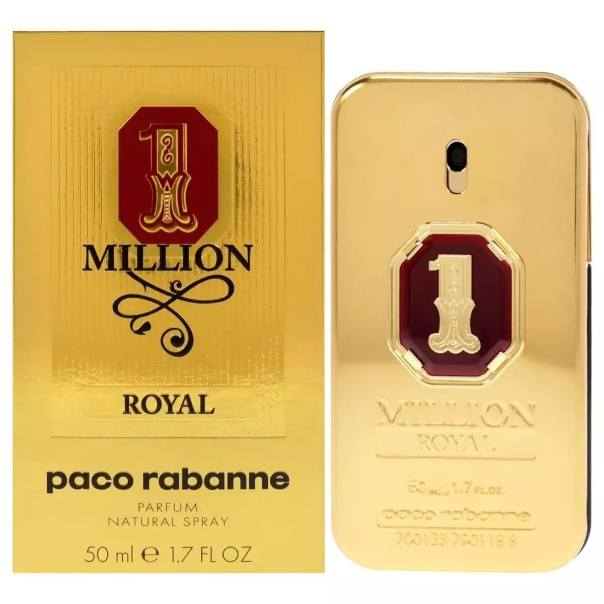 Men`s 1 Million Royal Parfum Spray 1.7 oz Fragrances 3349668617043 by Paco Rabanne