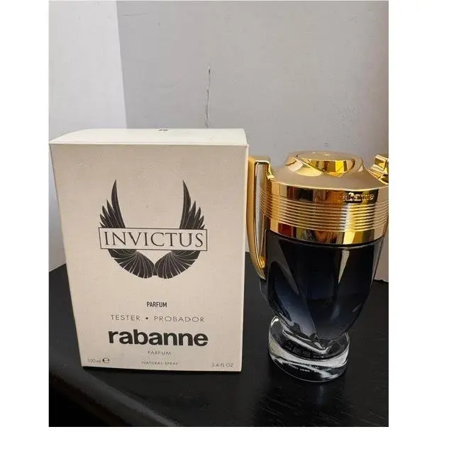Invictus Parfum By  3.4 Oz. 100ml Parfum Spray White Box Men by Paco Rabanne