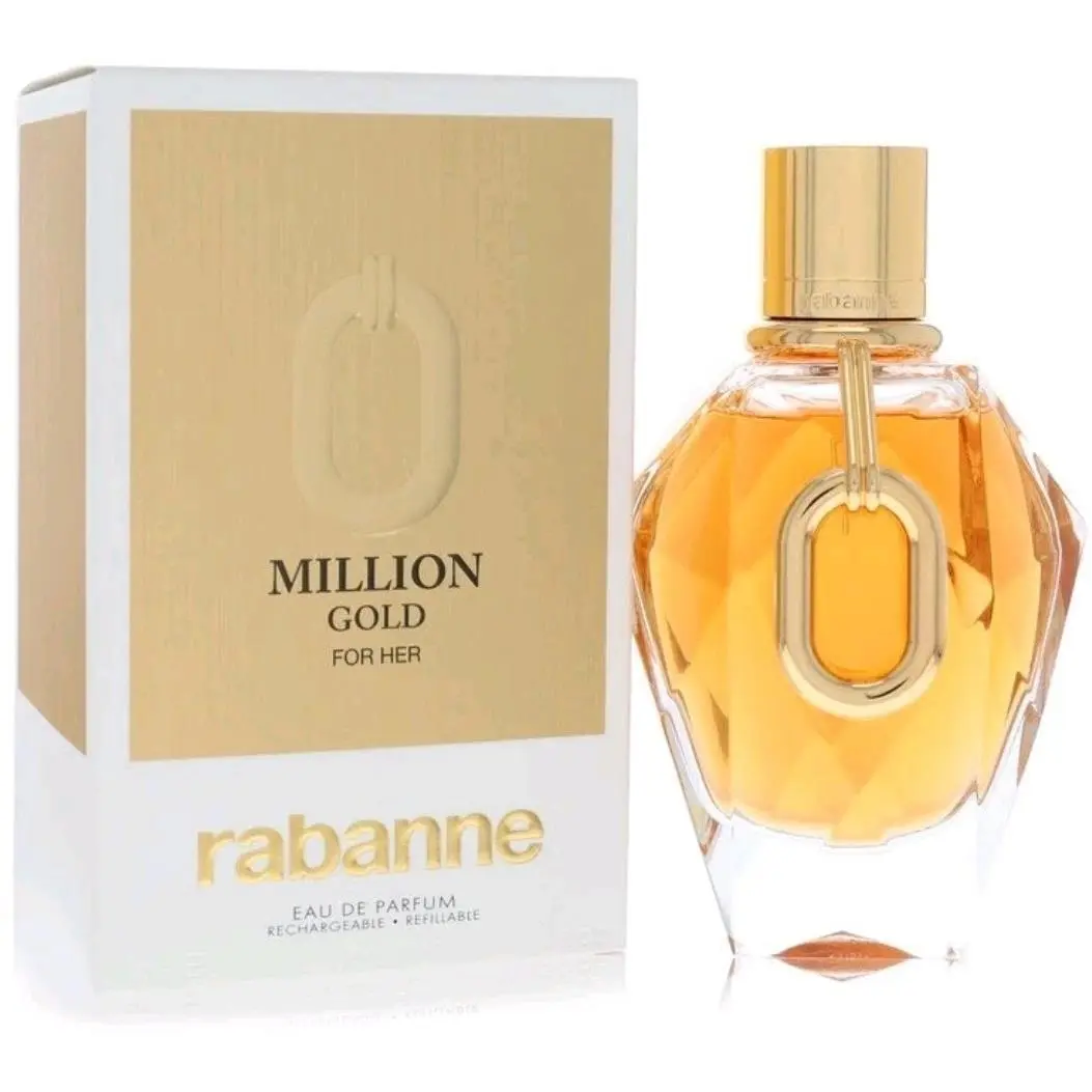 Million Gold For Her By  Edp Spray Refillable 3 Fl.oz by Paco Rabanne