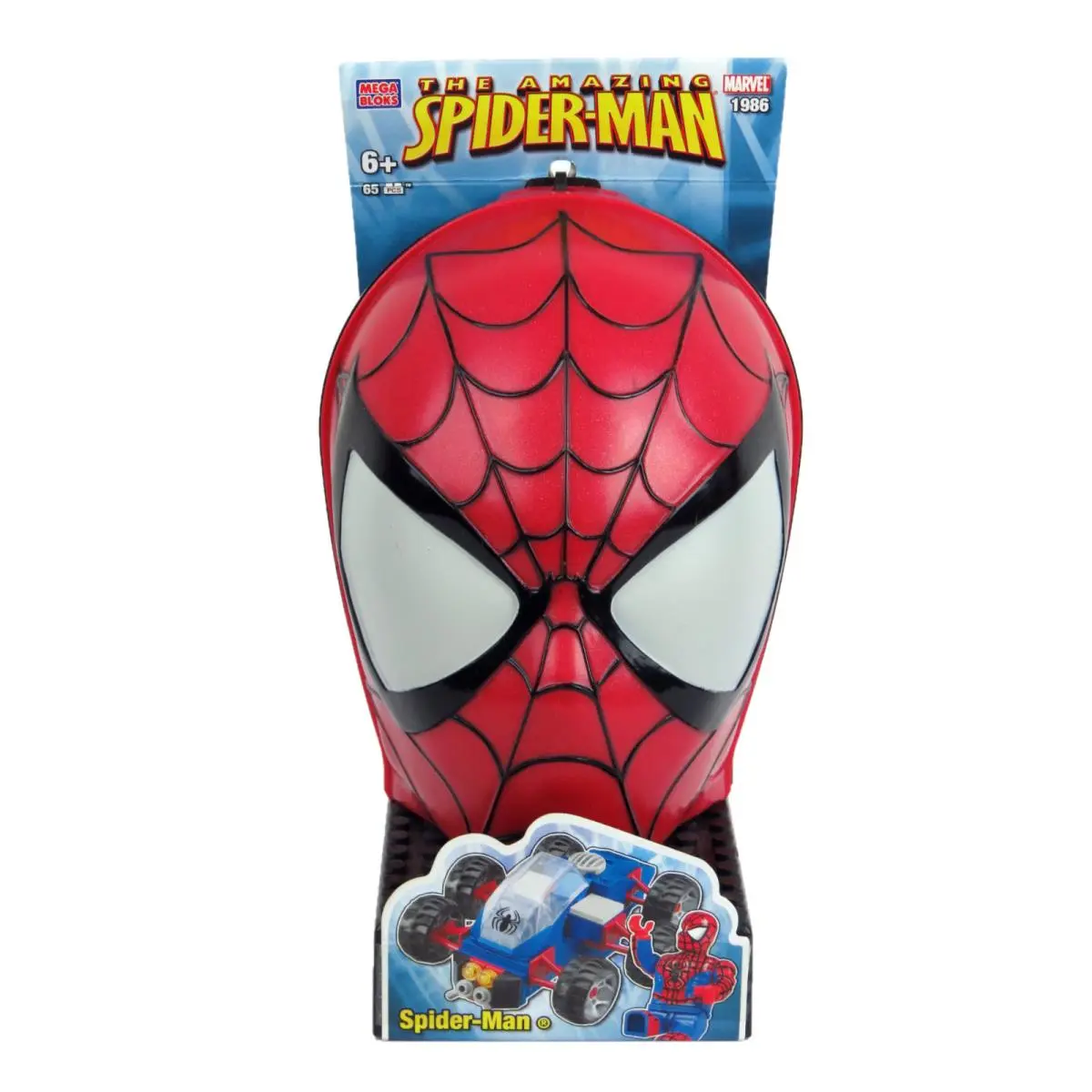 Mega Bloks 1986 Spider-man Vehicle Set Retired 65pcs 1 Figure Bnip