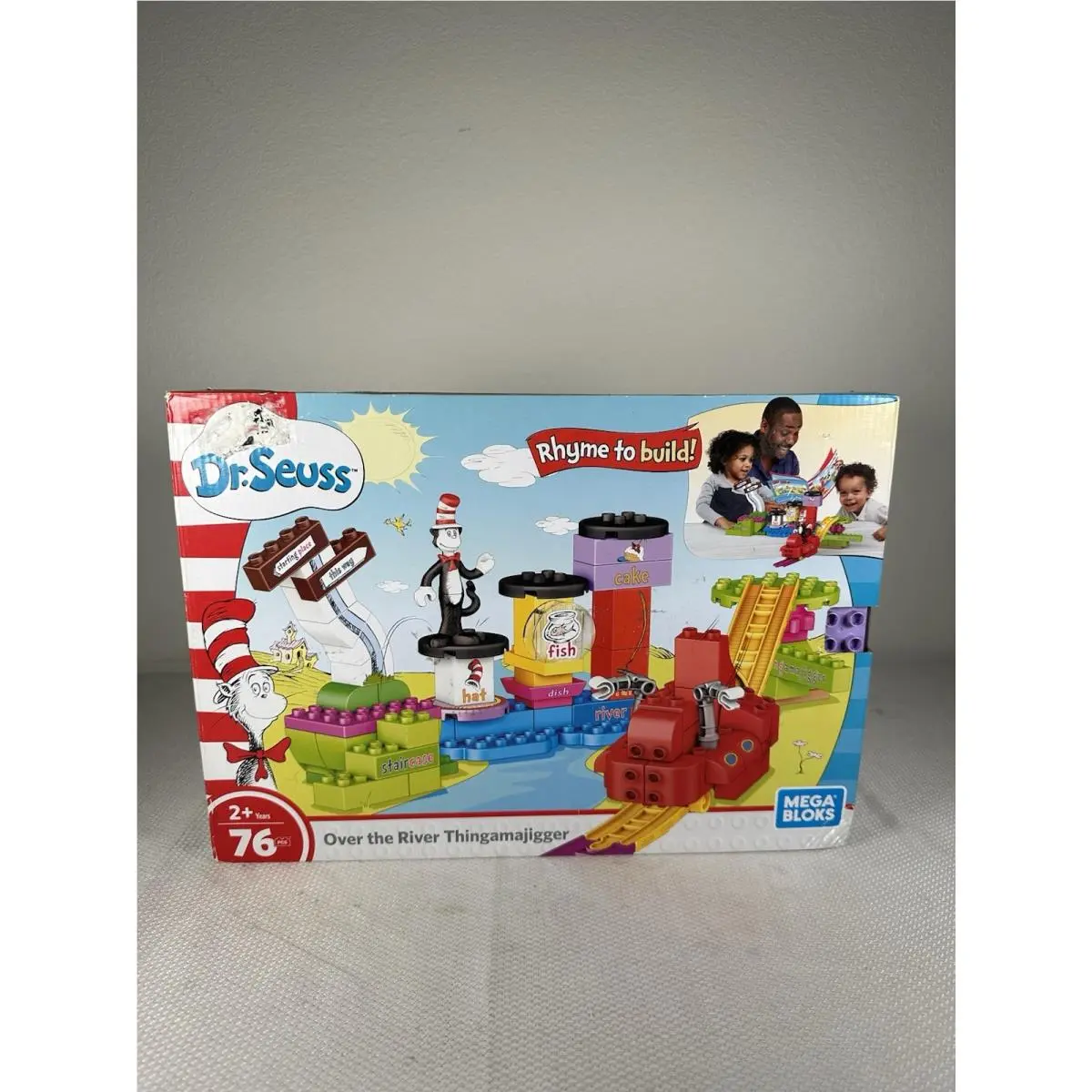 Mega Bloks Dr. Seuss Over The River Thingamajigger Construction Building Set