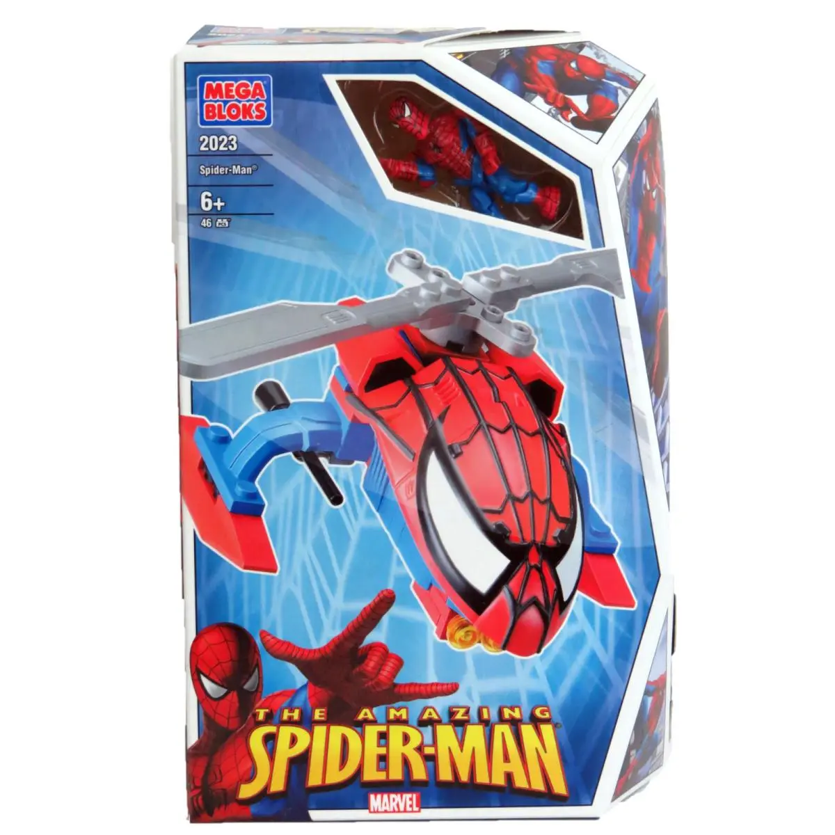 Mega Bloks 2023 Spider-man Transporter Set Retired 46 Pieces 1 Figure Bnisb